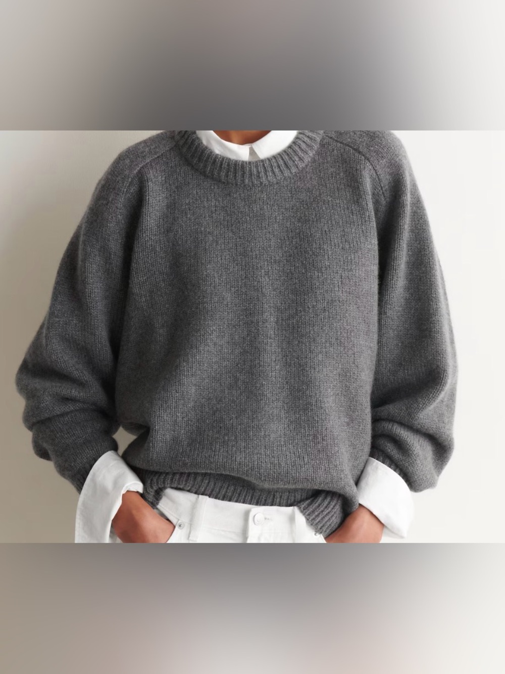 COS New Collection Fall 2026: Women's ROUND NECK CASHMERE SWEATER